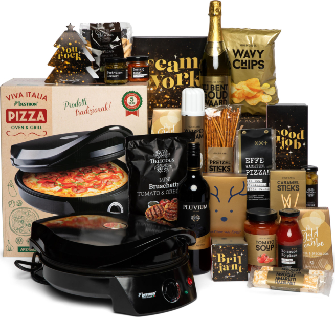 Kerstpakket Pizza Party
