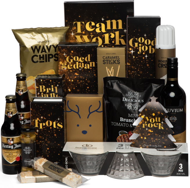 Kerstpakket Knabbelen