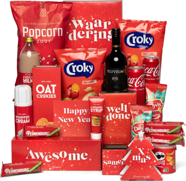 Kerstpakket Stralend Rood