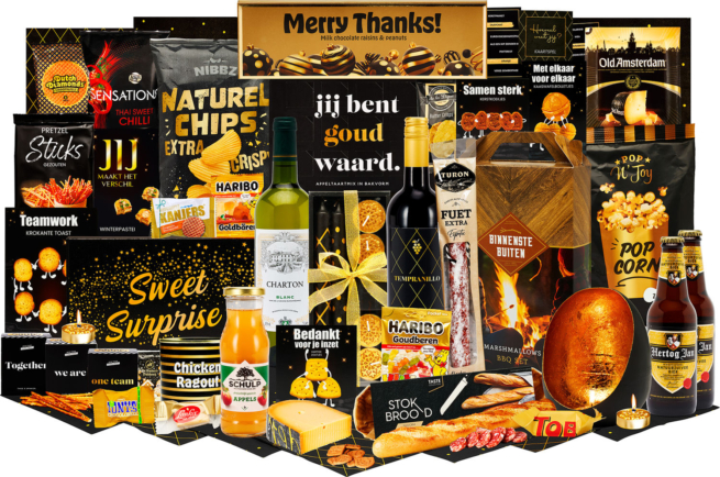 Kerstpakket Tot de rand gevuld