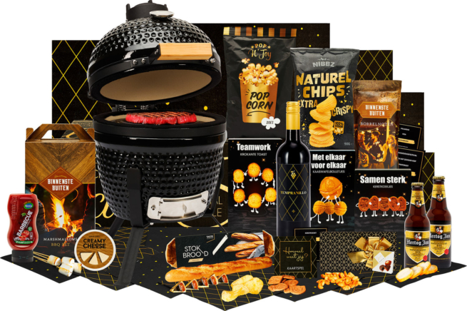 Kerstpakket BBQ topper