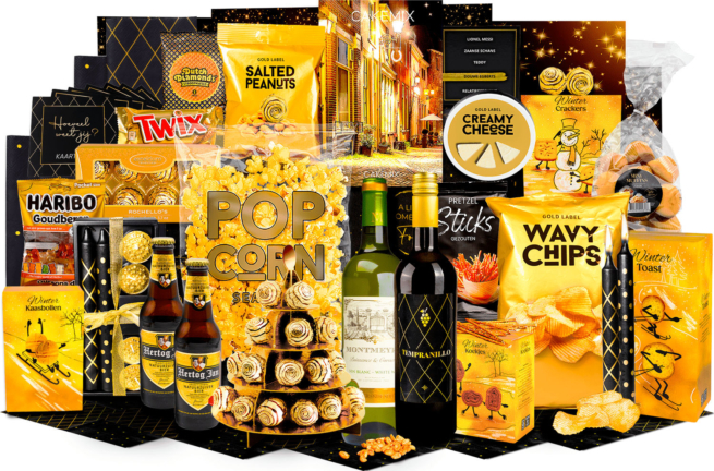 Kerstpakket Gouden topper