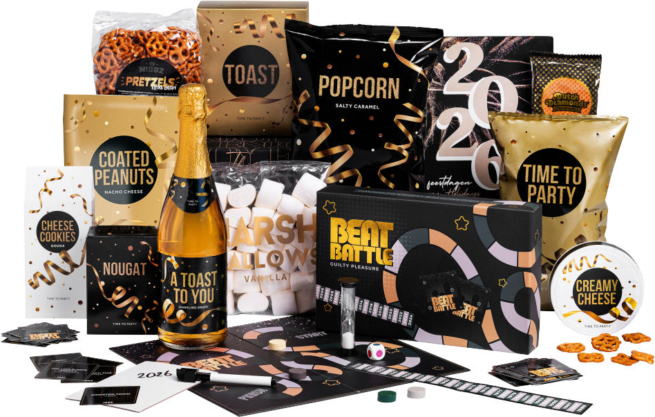 Kerstpakket Raad je plaatje