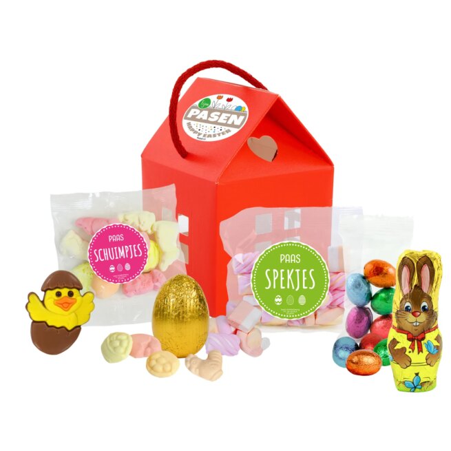 Paasgeschenk Huisje boompje eitje