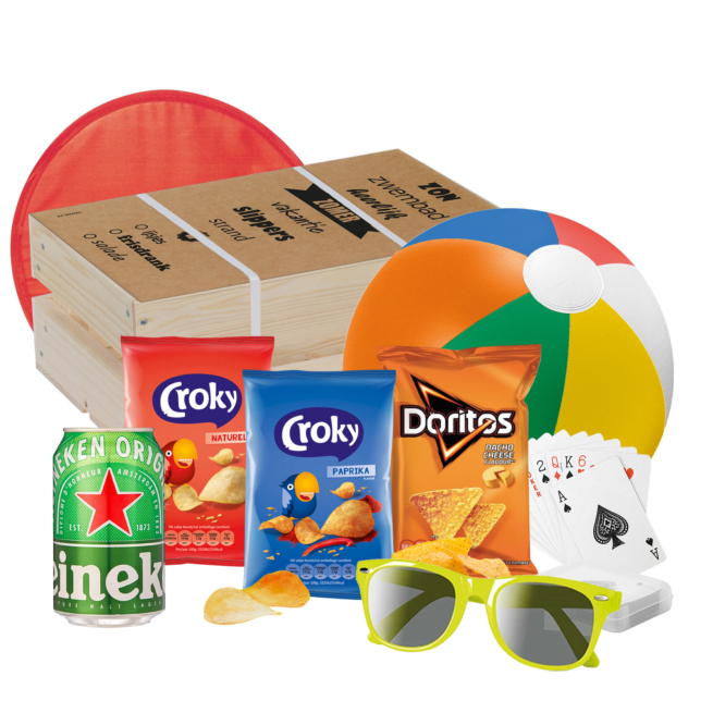 Zomergeschenk Strandtas Frisbee