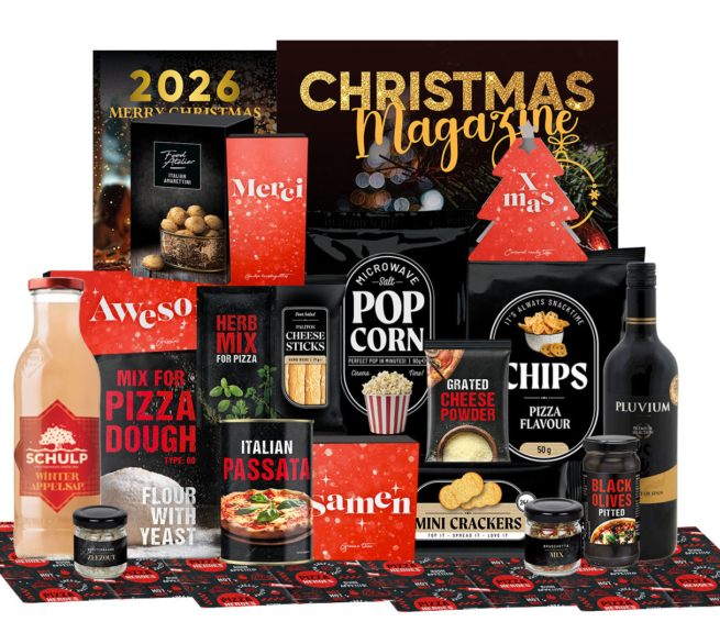 Kerstpakket Samen Pizza